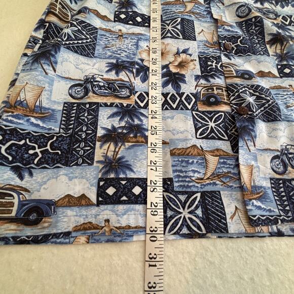 Royal Creations Mens Hawaiian XL Short Sleeve Shirt Made in Hawaii Tropical - Picture 5 of 7